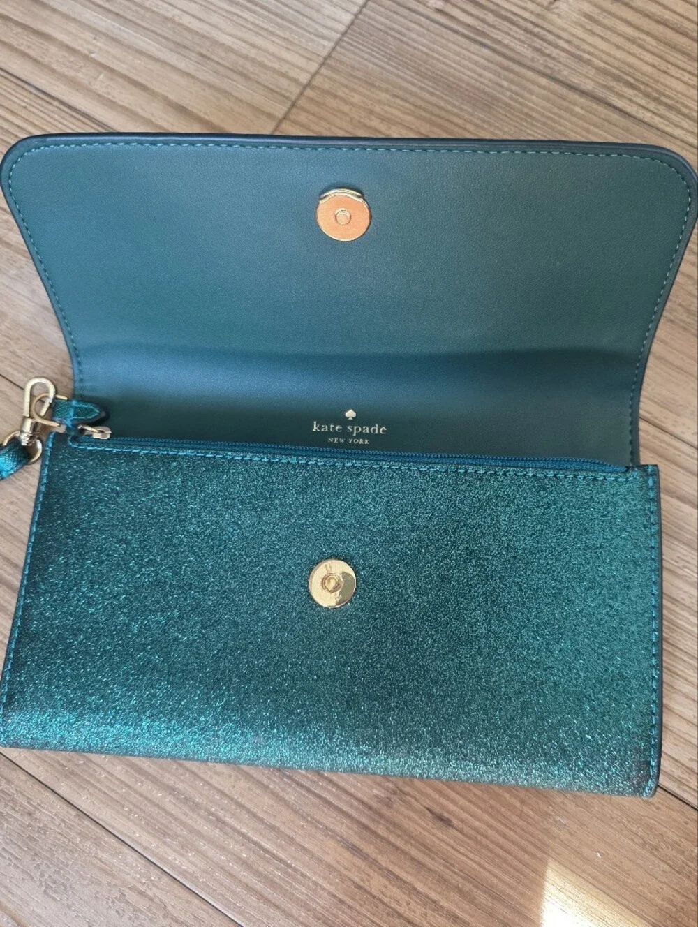 kate spade Glitter Wristlet Clutch